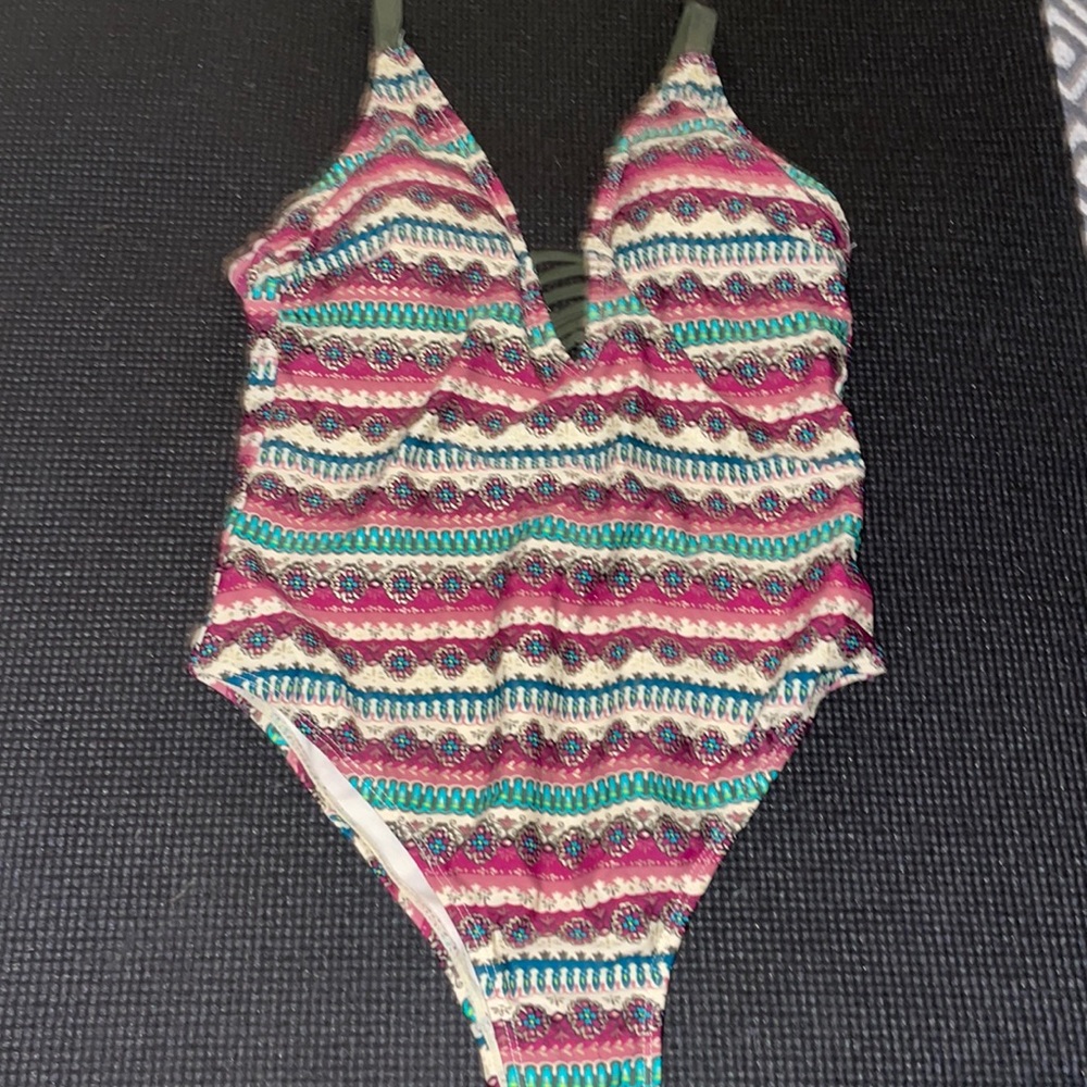 Bohemian one piece bathing suit